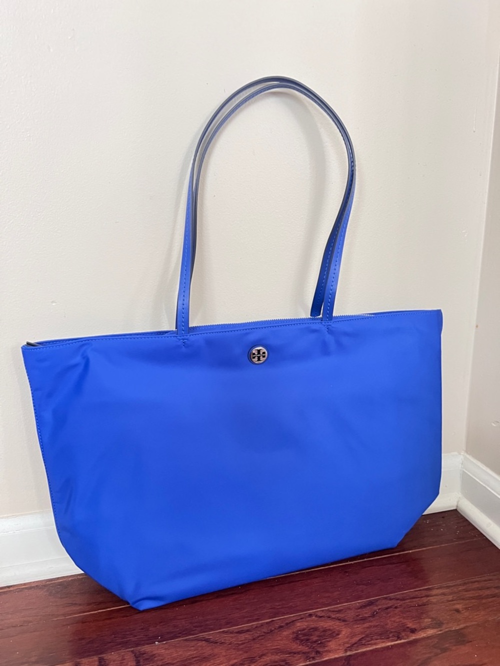 TORY BURCH• Blue Nylon Tote Bag